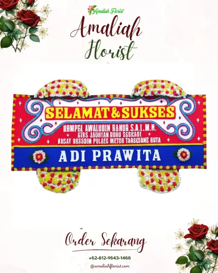 Papan Bunga Ucapan Selamat Rajawana